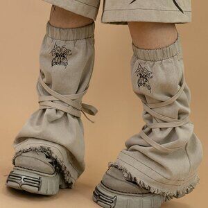 ACDC Rag x Gedraji Cryptid Corpse Beige Leg Warmer